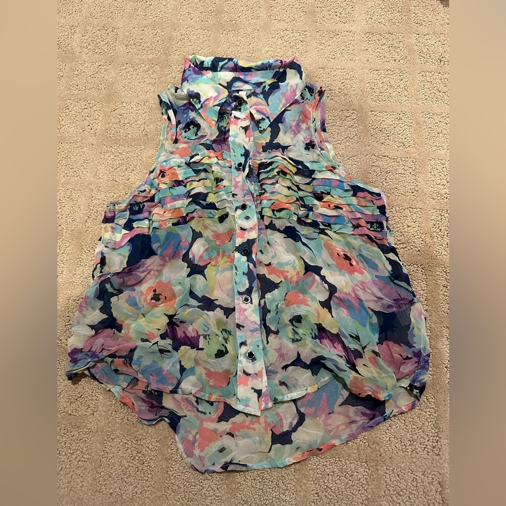 YUMI KIM button down tank top